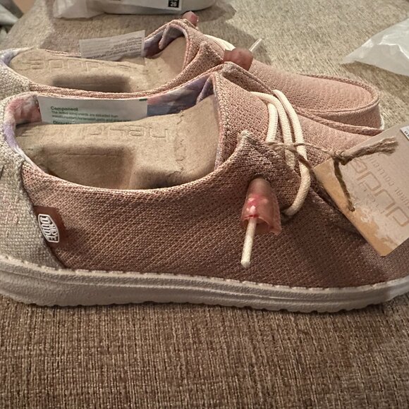 HEY DUDE WENDY KNIT 2 PINK SALT 7 - Picture 3 of 5